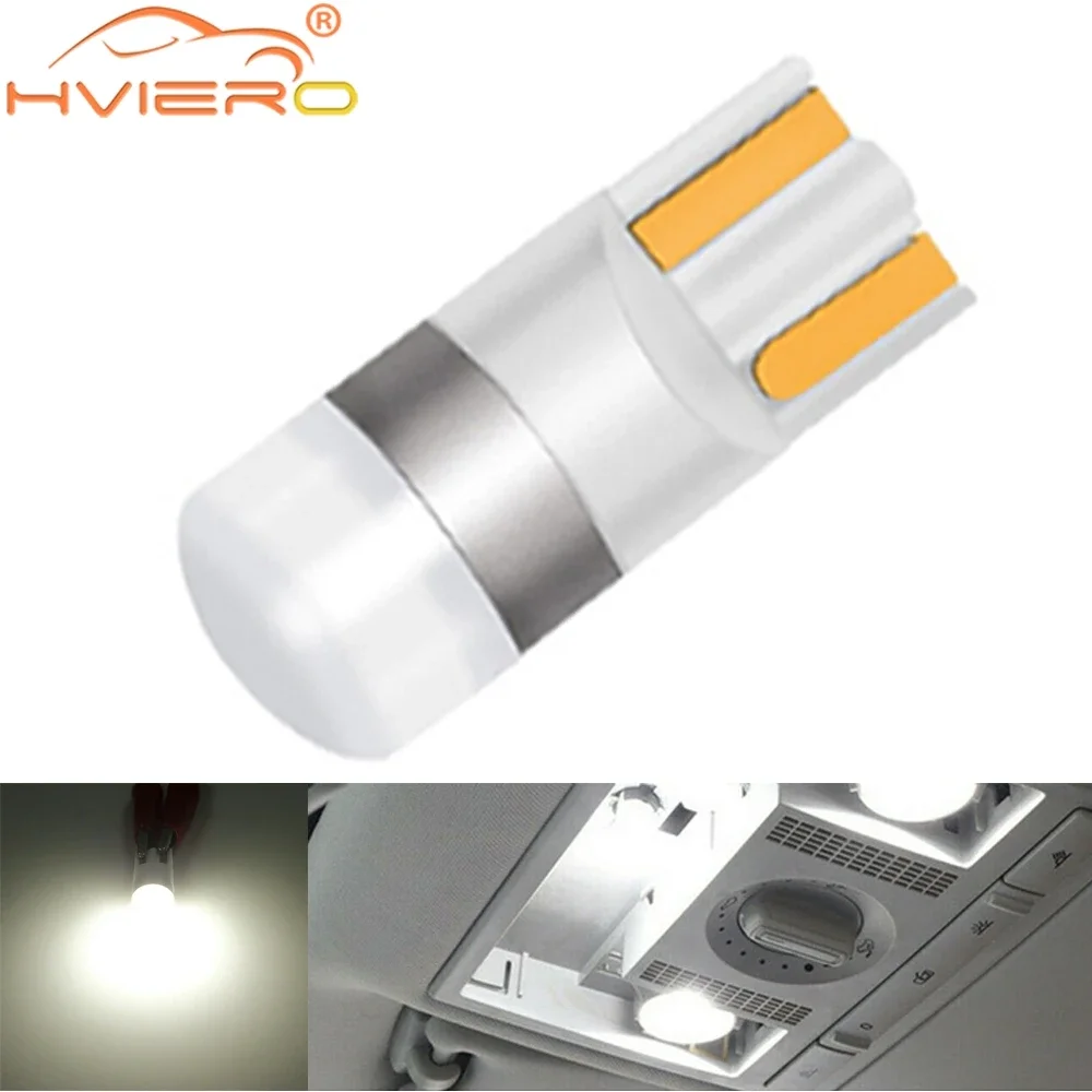 T10 W5W LED Car Clearance Led Dome Reading Lamp 3030 1SMD Auto Interior Vehicle Color Door Bulb Accessories Trunk Reverse Lights