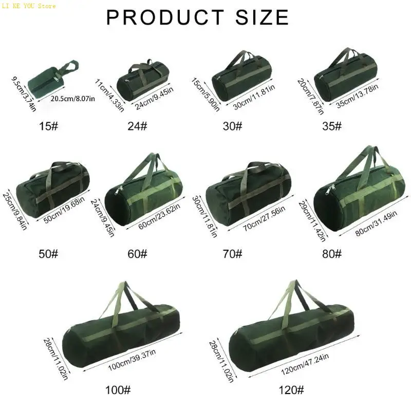 W3JE Heavy Duty Canvas Tool Bag Tool Tool Tool Tool Tool Tool สำหรับช่างไฟฟ้า Handymen