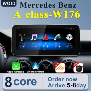 Tela Central do Leitor Multimídia do Carro, Vídeo Android Auto, Carplay para Mercedes Benz Classe A, W176, A200, A180, A220, A250, WiFi, GPS Navi 8 principais vendas multimidia mercedes a200 - №8