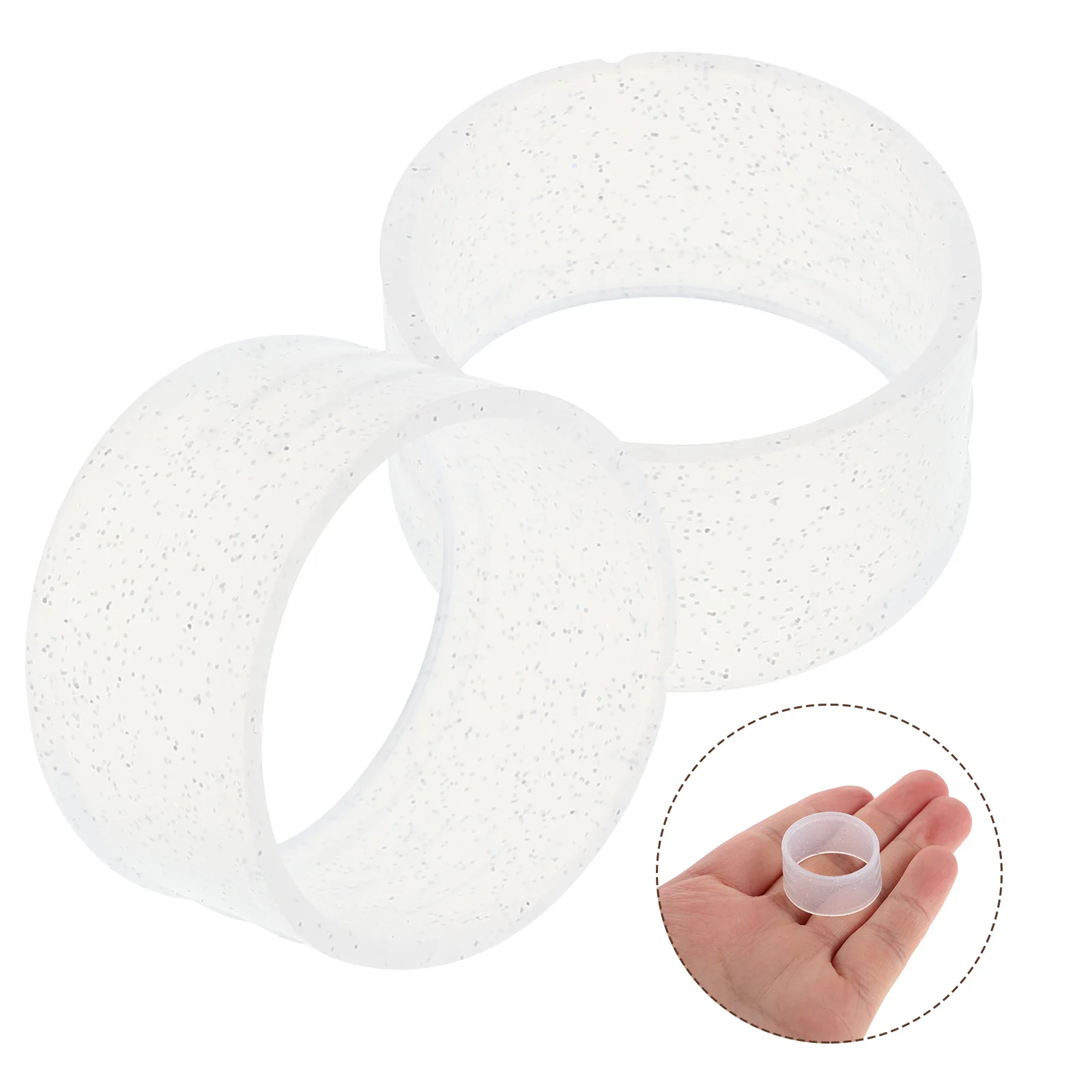 

10Pcs Tennis Racket Grip Rings Silicone Dampener Vibration Damper Professional Overgrip Protector for Enhanced Stability