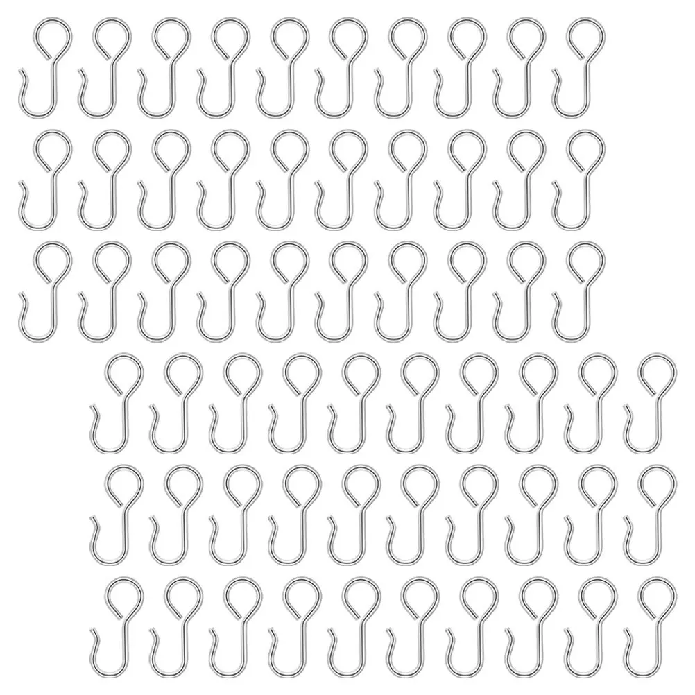 

100pcs Metal Hooks For Car Covers 23Mm Durable Fixing Hangers Heavy Duty Smooth Surface Easy Installation Universal Seat Cover