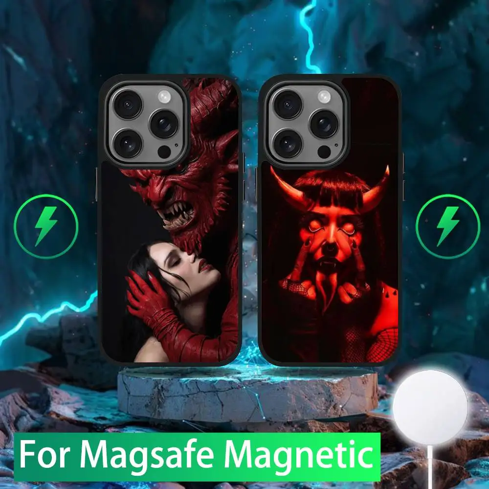 

Gothic Vampire Scarlet Phone Case For iPhone 16,15,14,13,12,11,Pro,Max,Plus,Mini,SE New Magsafe Magnetic Wireless Charging