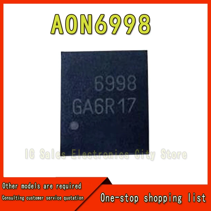 (5 Stuk) 100% Nieuwe AON6998 AO6998 6998 QFN-8 Chipset