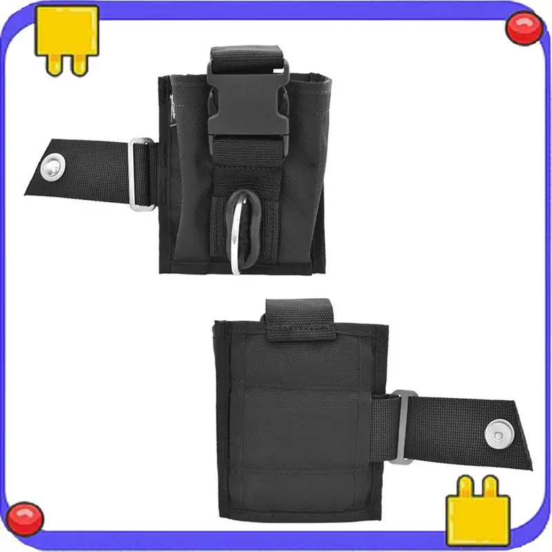 

KEEP DIVING 2Pcs Scuba Diving Weight Bag Adjustable Quick Release Underwater Compact Backplate Tech Dive Holder