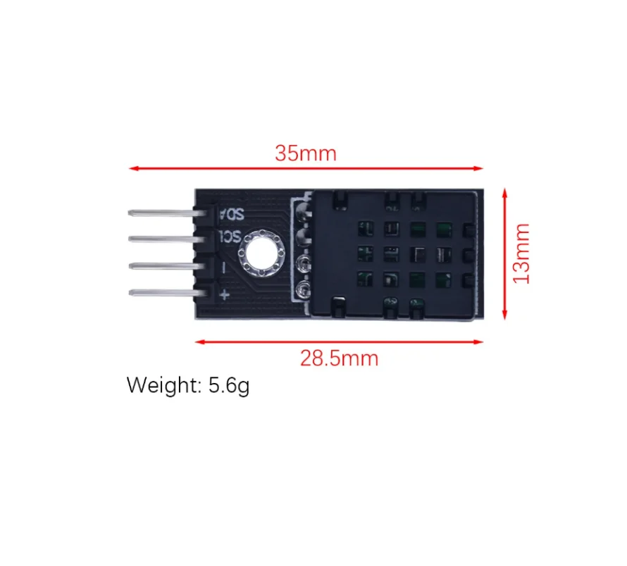 DHT20 Temperature and Humidity Sensor, IIC Digital Signal Output Humidity Sensor Module, Replaces DHT11 for Arduino