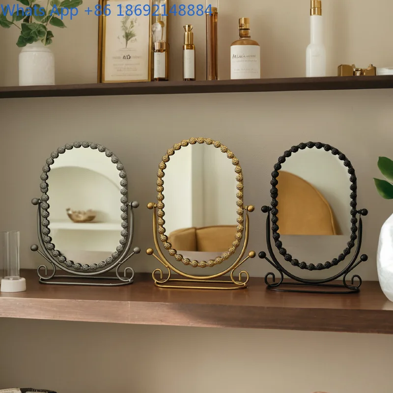 European Style High-Value Vanity Makeup Mirror for Home Bedroom