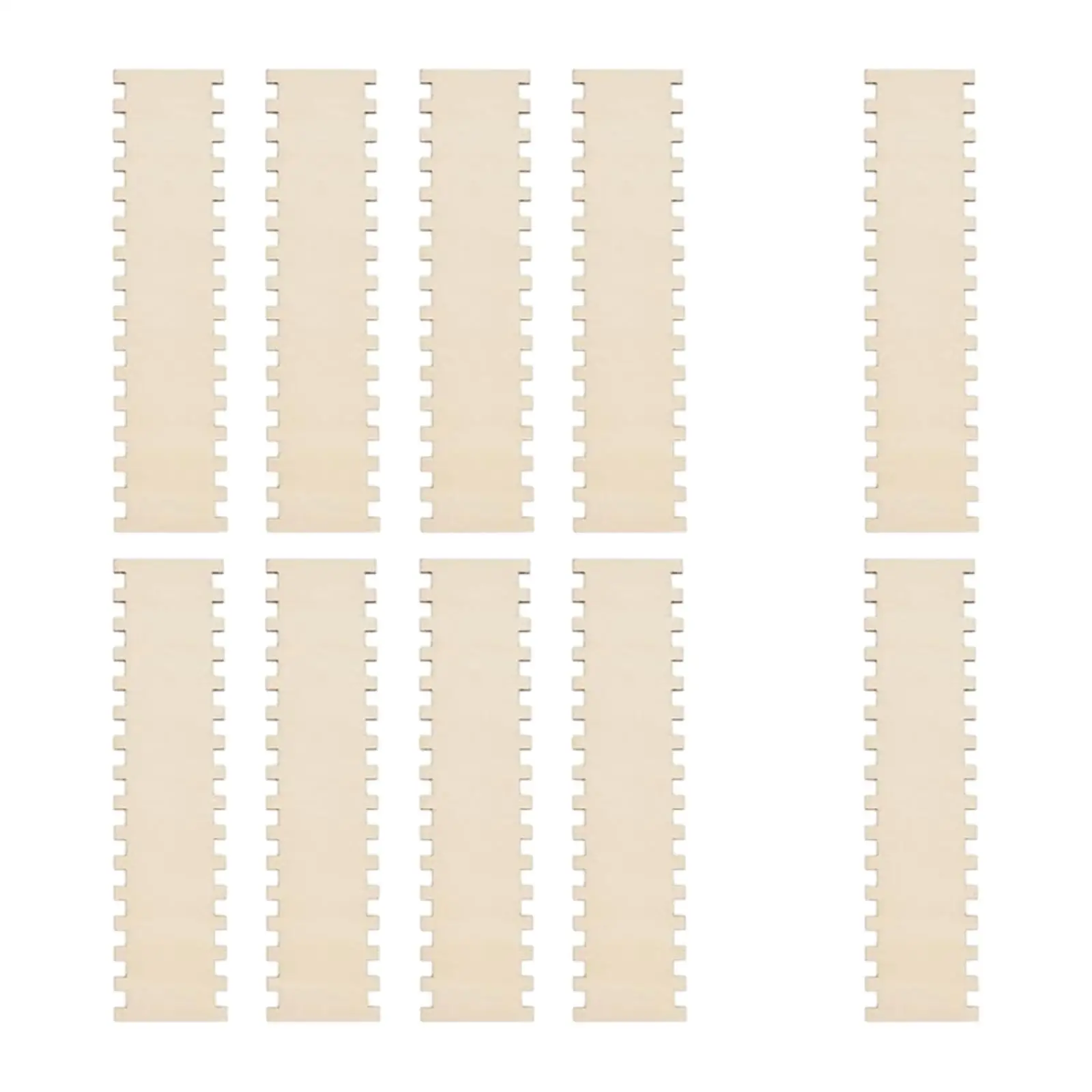 

10Pcs Sewing Floss Storage Tool Cross Stitch Tread Bobbins Cards Spool Portable Sewing Thread Holder Wood Board for Crafts Home