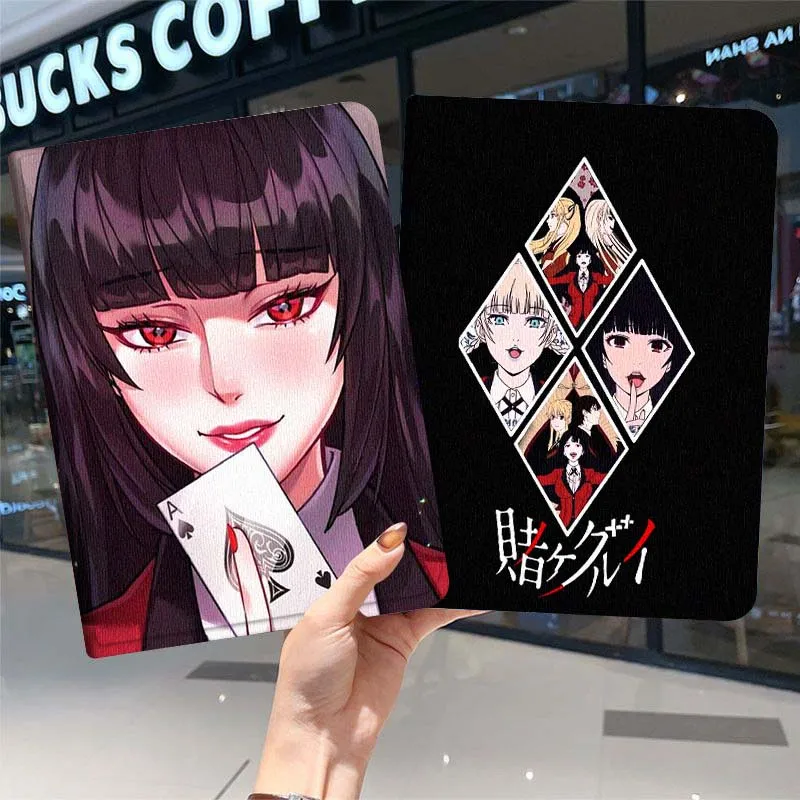 

Anime K-Kakeguruis Art For iPad Pro Air Mini 1 2 3 4 5 6 7 7th 8th 9th 10th 11th 10.2 9.7 10.5 10.9 11 Tablet Case Cover