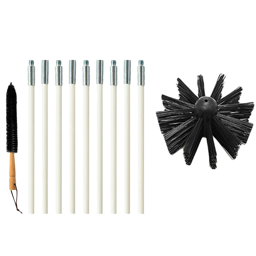 1 Set Dryer Vent Cleaning Brush Duct Brush Cleaner Kit Fireplace Chimney Brushes Dryer Vent Brush Nylon Brush