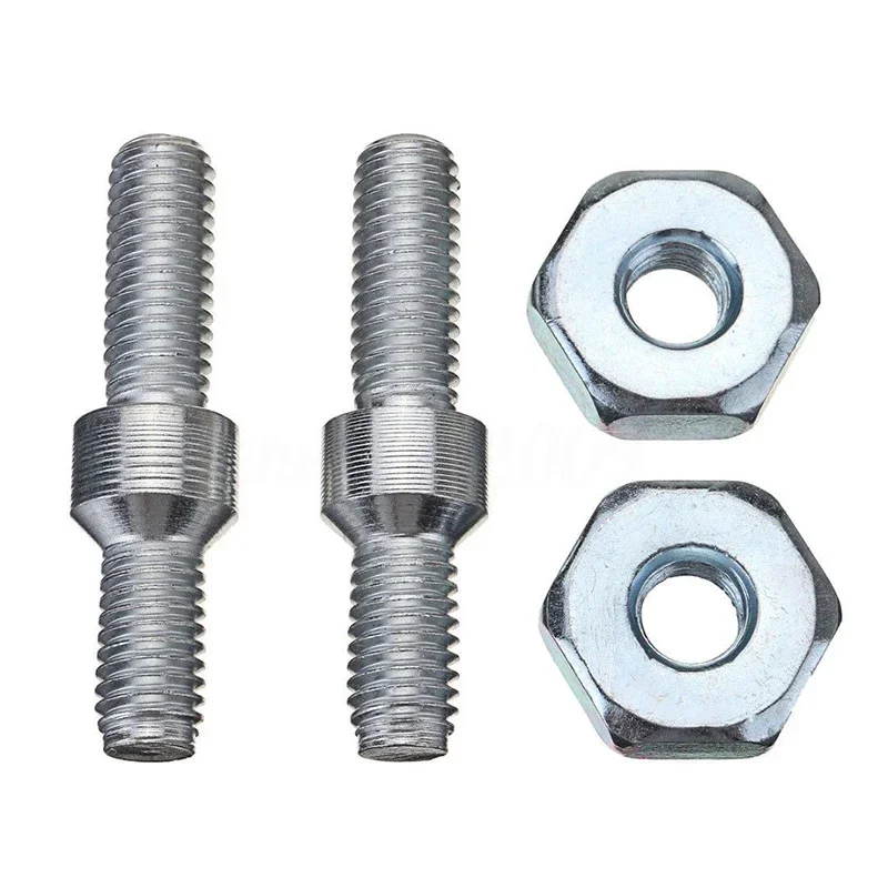 4 Pcs Bar Studs Bar Nuts Set Garden Tools Parts Fit For Stihl 024 026 MS260 028 031 032 Chainsaw Silver