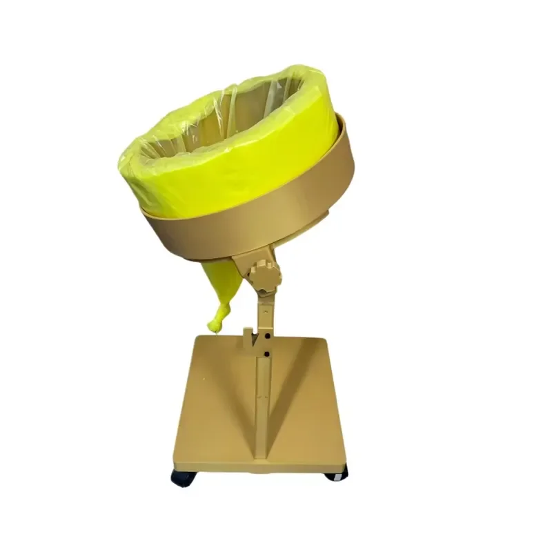 Foldable Kitchen Garbage Bag Holder Stand Plastic Waste Bin Storage Rack For Home Organization Floor Standing Trash Bag