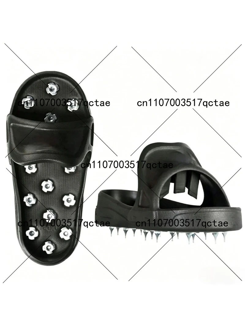 

1Pair Flexible Soft Spiked Shoes for Epoxy Floor Coating Epoxy Paint Self-Leveling Cement EVA Soft Material US Large Size