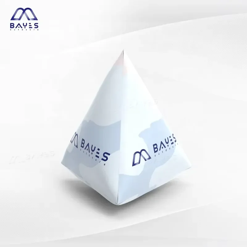 Water Advertising Inflatable Triangular Racing Buoy-Waterproof Customizable Color Durable for Racing & Navigation