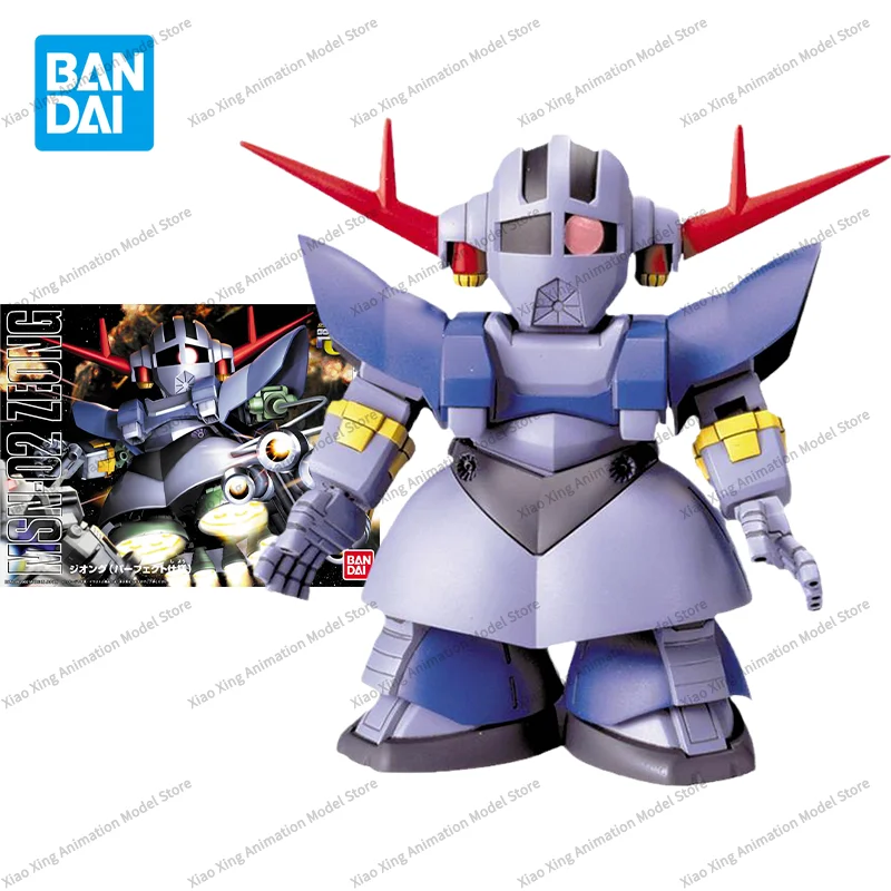 Bandai Original Gundam Model Kit Anime Figure SDBB MSN-02 ZEONG Action Figures Collectible Ornaments Dolls Toys Gifts for Kids