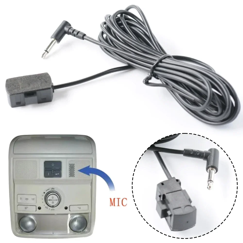 

3.5mm Microphone Mic Car Audio Stereo Wired For 301 307 308 408 For C4 C5 C6 Direct Installation For Reading Light Panel