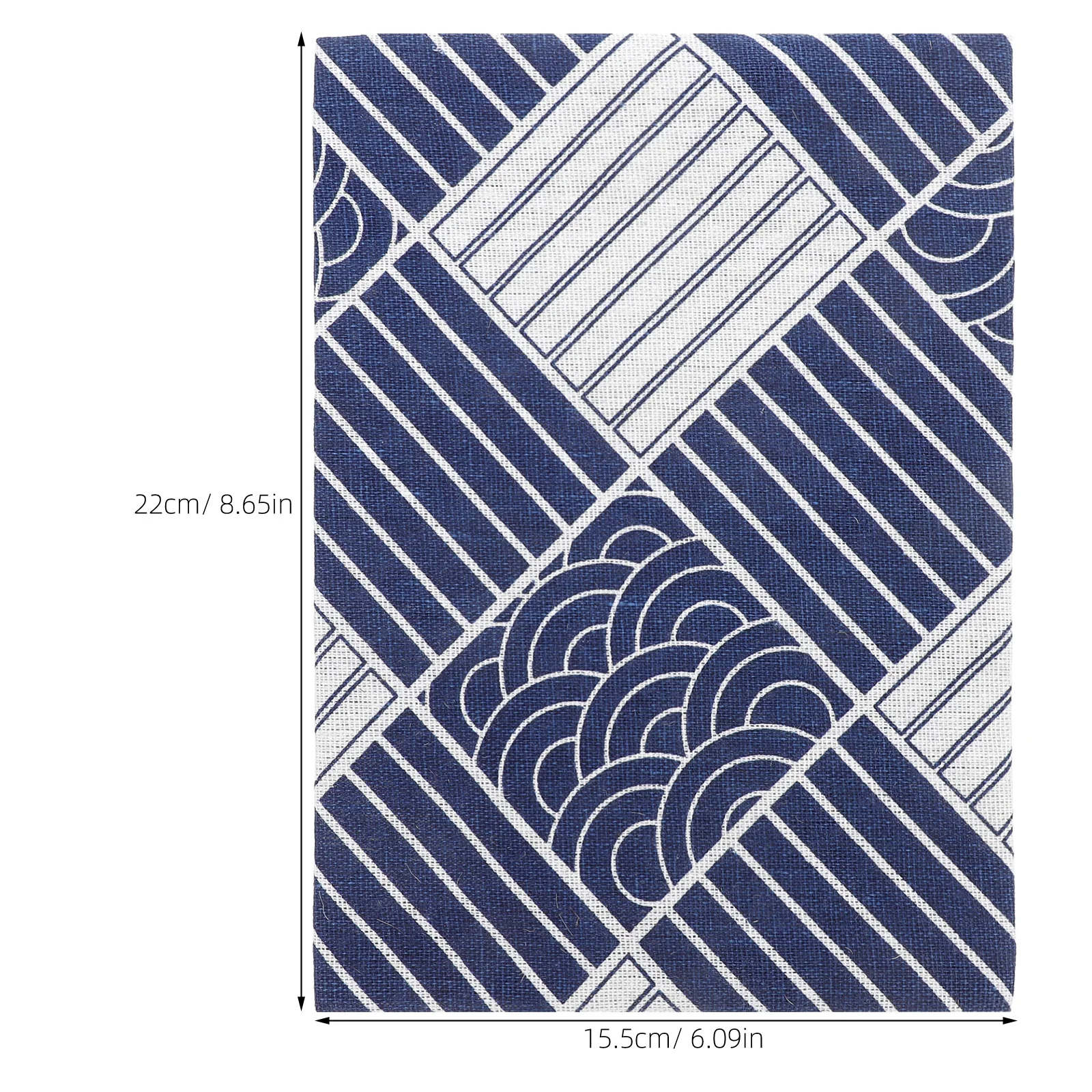 غطاء كتاب قابل لإعادة الاستخدام، مادة قماش قابلة للغسل، غلاف مزخرف مضاد للانزلاق ومقاوم للخدش للغطاء الصلب #5