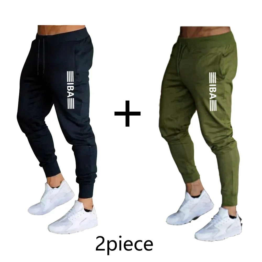 2-delige hardloopbroek voor heren, fitnessbroek, comfortabel, casual streetwear, sportbroek voor heren, merk lente herfst