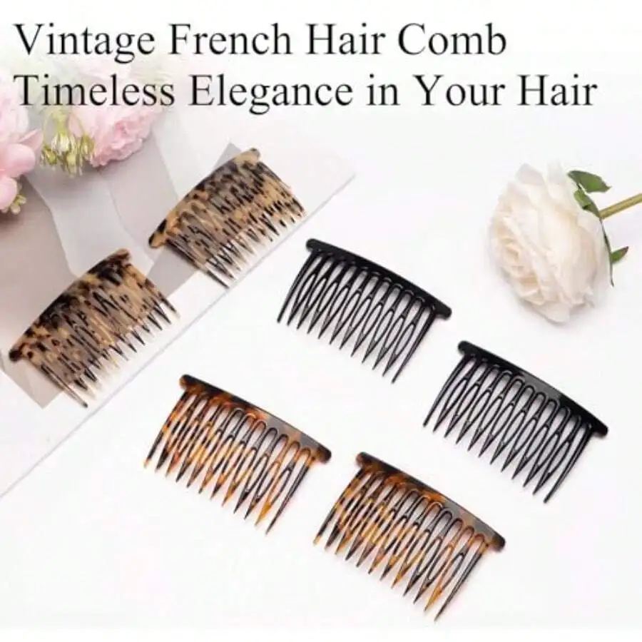Vintage French Hair Comb For Women - Timeless Elegance Accessories