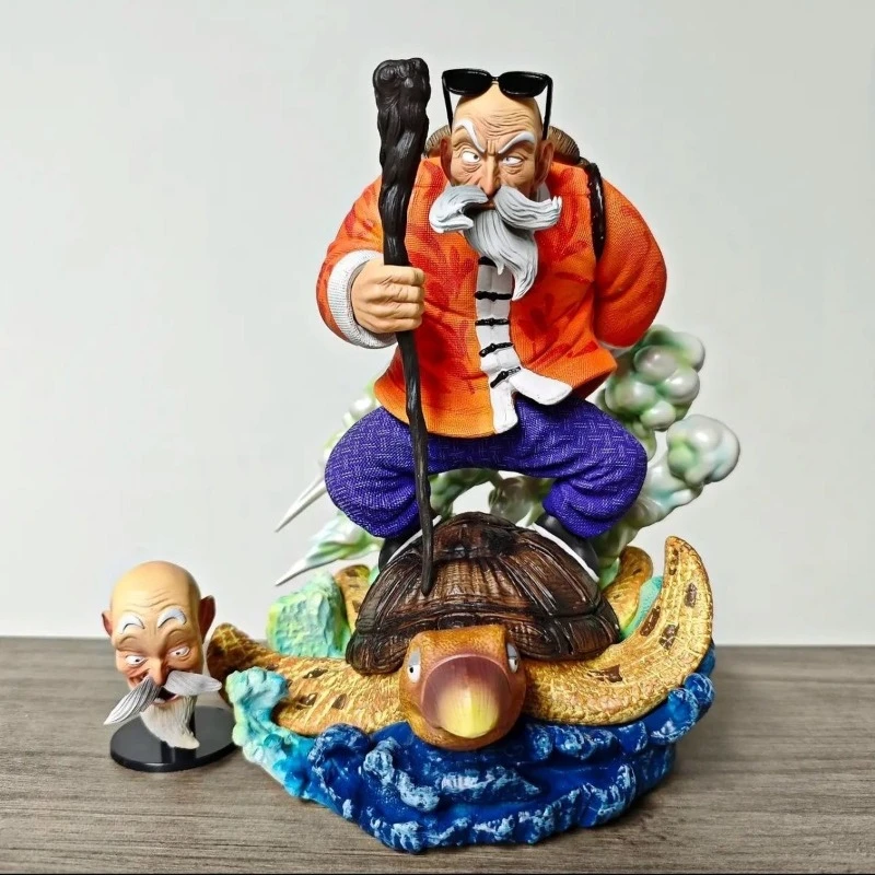 23cm Dragon Ball GK Strengthening Fairy Muscle Wu Tian Teacher Wukong Animation Figure Model Ornaments Collection Gifts
