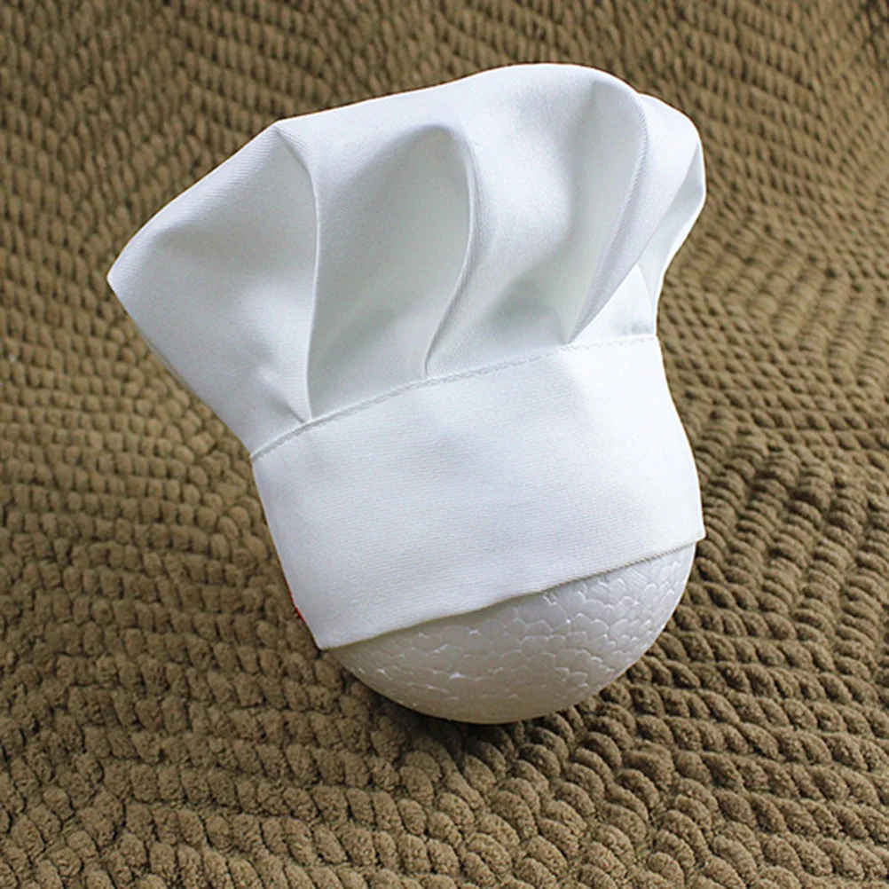 Baby Photo Props Chef Hat Headgear Hats for Babies Cosplay Party Costume Accessory Newborn Child