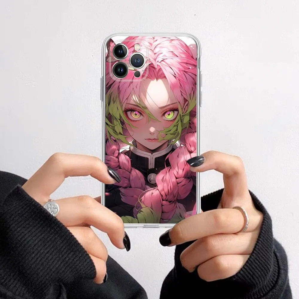 Kanroji Mitsuri Anime Phone Case For iPhone 14 11 12 13 Mini Pro XS Max Cover 6 7 8 Plus X XR SE 2020 Funda Shell