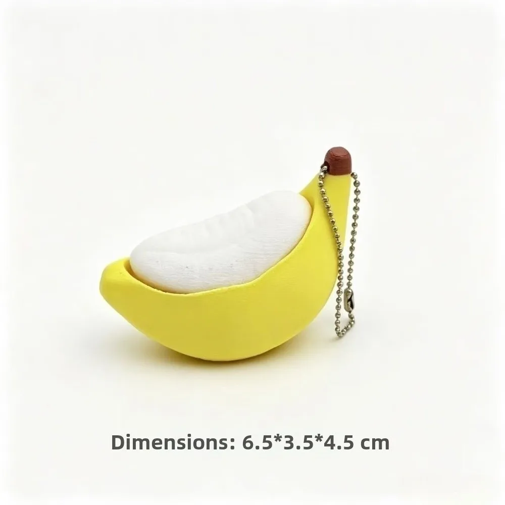 3D Printed Fidget Clicker Keychain Pressable Button Food Shape Button Clicker Toy Mechanical Click Food Shape Keychain