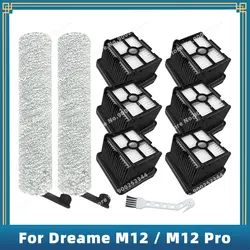 Compatible For Dreame M12 / M12 Pro Vacuum Cleaner Replacement Spare Parts Accessories Roller brush Hepa Filter