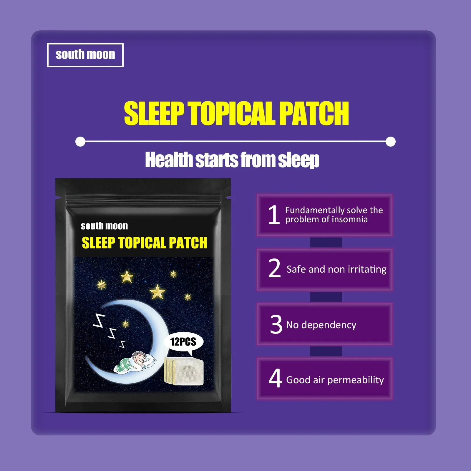 Sleep Aid Patch Improve Sleep Quality Improve Falling Asleep Relieve Insomnia And Anxiety Sleep Patch Good air permeability