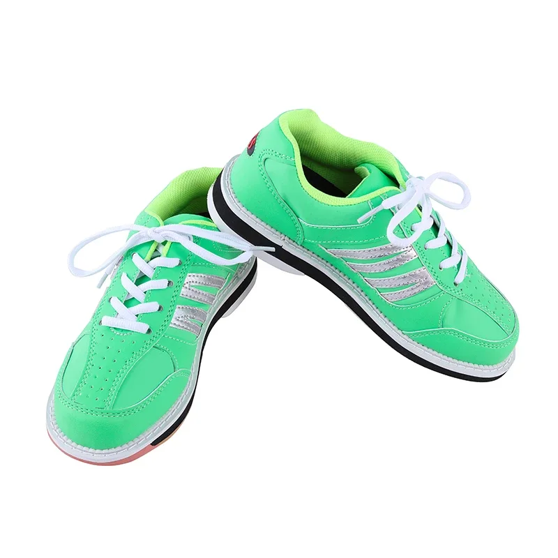 

Bowling Shoes For Women Beginners Indoor Sports Sneakers Skidproof Sole Bowling Shoes Leather Flat Training Shoes Sneaker