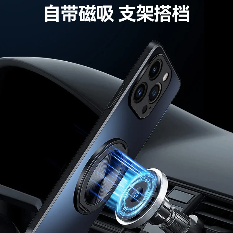 ماتي درع غطاء واقٍ مزخرف لهاتف آيفون ل ممن لهم البحث X9 برو عدسة حماية المغناطيسي حلقة حامل الهاتف الغطاء الخلفي ل ممن لهم البحث X8 X7 الترا #6