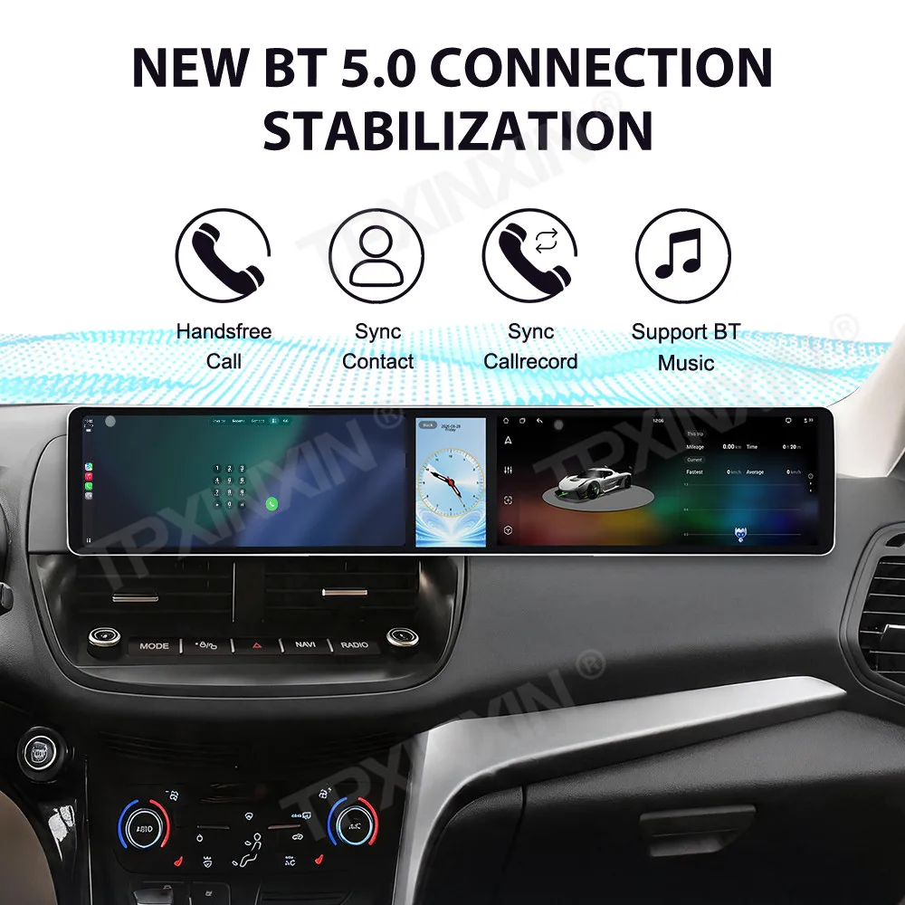 Car Accessories Radio For Ford Kuga 2013-2018 Android Auto GPS Navigation Multimedia Stereo Receiver Head Unit Offline Maps