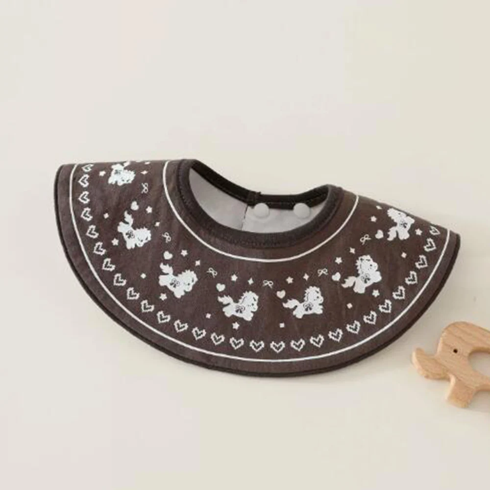 Baby Bandana Drool Bibs Waterproof Rotatable Adjustable Saliva Towel Newborn Bibs Infant Feeding Burp Cloths for Boys Girls