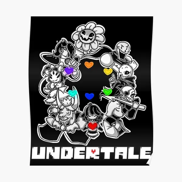 Undertale  Poster Home Decor Modern Print Art Decoration Painting Wall Vintage Funny Mural Picture Room No Frame