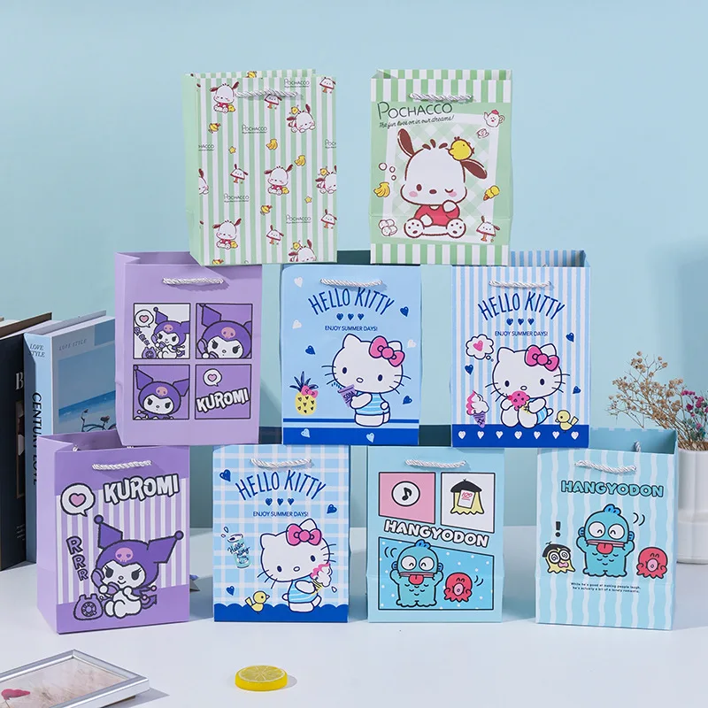 Multi‑Size Paper Gift Bags, Durable Paper Shopping Bags for Birthday Holiday Gift Packaging