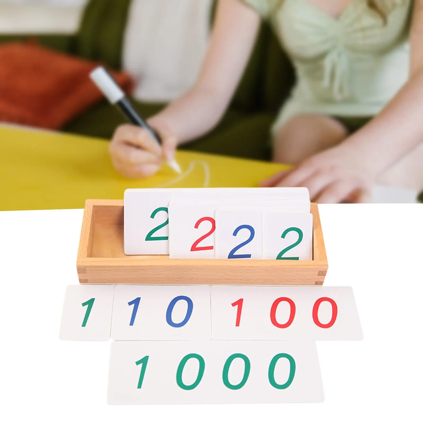 Math Number Cards Number Cards for Nursery Preschool Learning Home Early Education and Childcare Institutions Number Learning