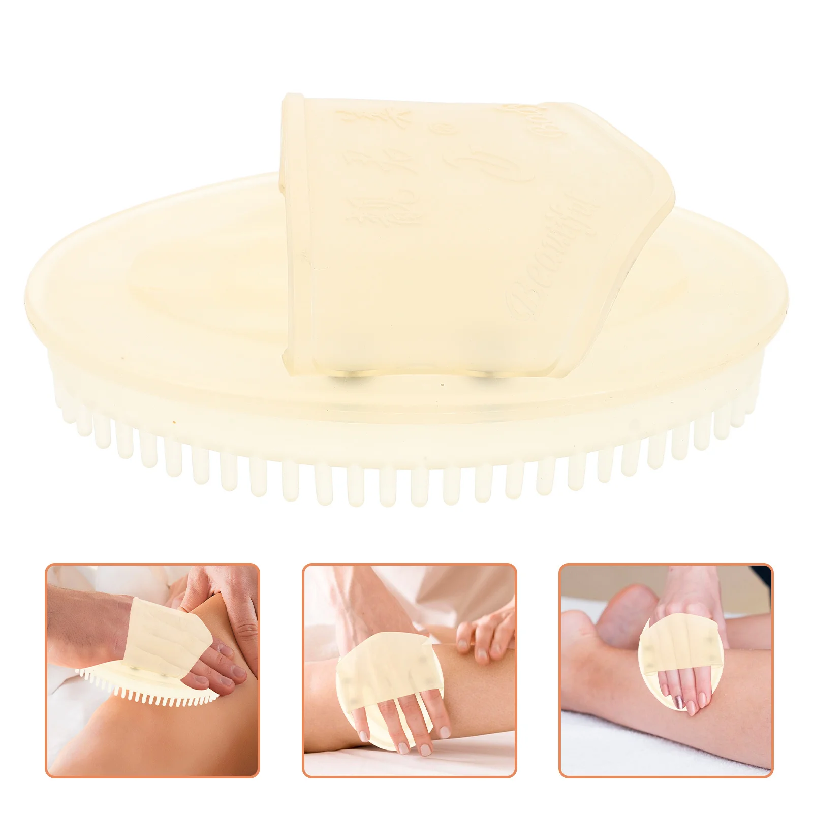 

Professional Silicone Leg Massage Brush for Effective Exfoliating Bath Massager Lightweight Portable
