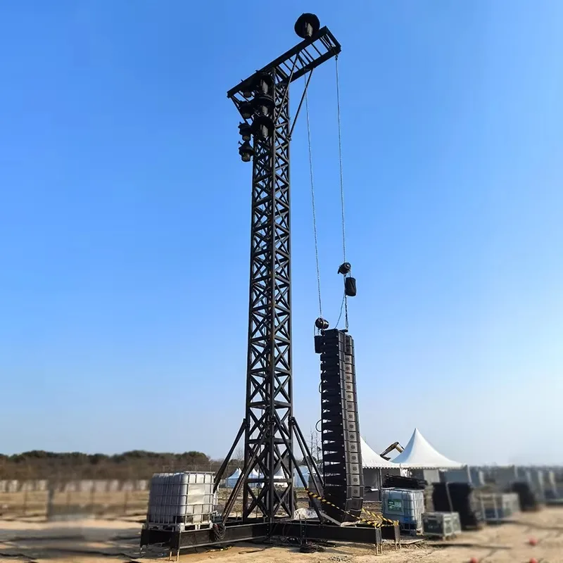 Large-scale Concerts Audio Truss Aluminum Alloy Line Array Truss for Soundking Audio Triangle Square Spigot for Stage Truss