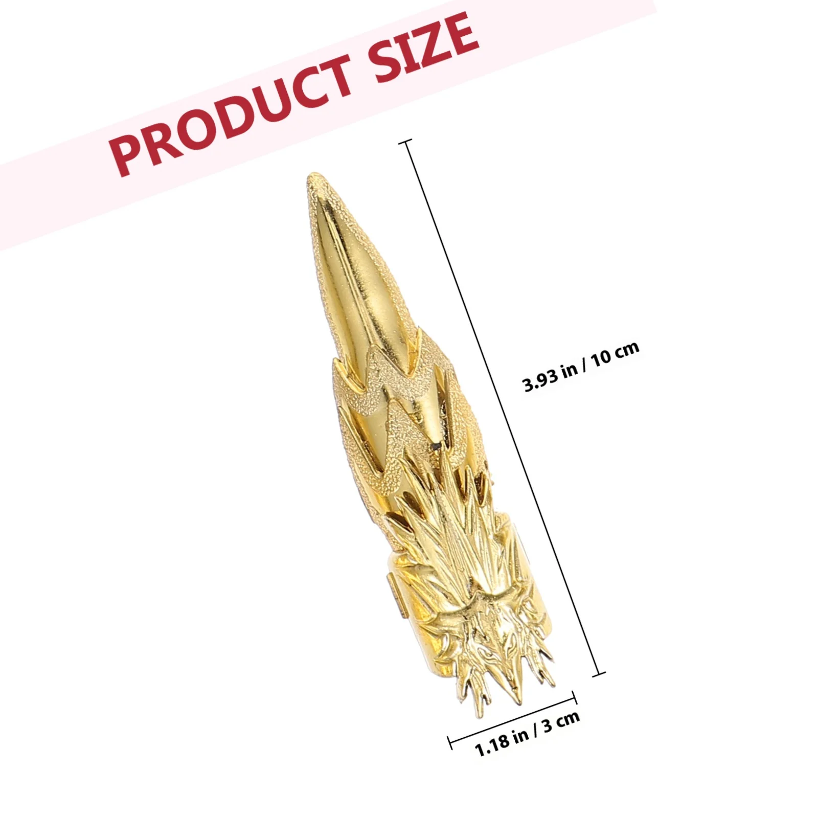 10 pezzi di culle per dita del drago di Halloween, materiale PP, comodo da indossare, design misterioso, gioielli a mano, oggetti di scena per feste, lettino per dita