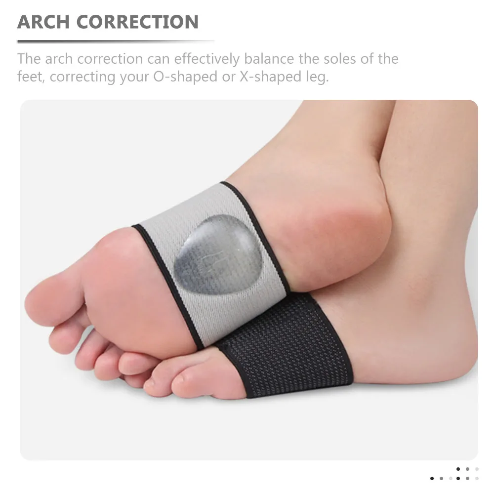 

2 Pcs Arch Support Pad Breathable Sleeve Socks for Foot Use Inner Band Protector Unisex Braces Supports Men Women