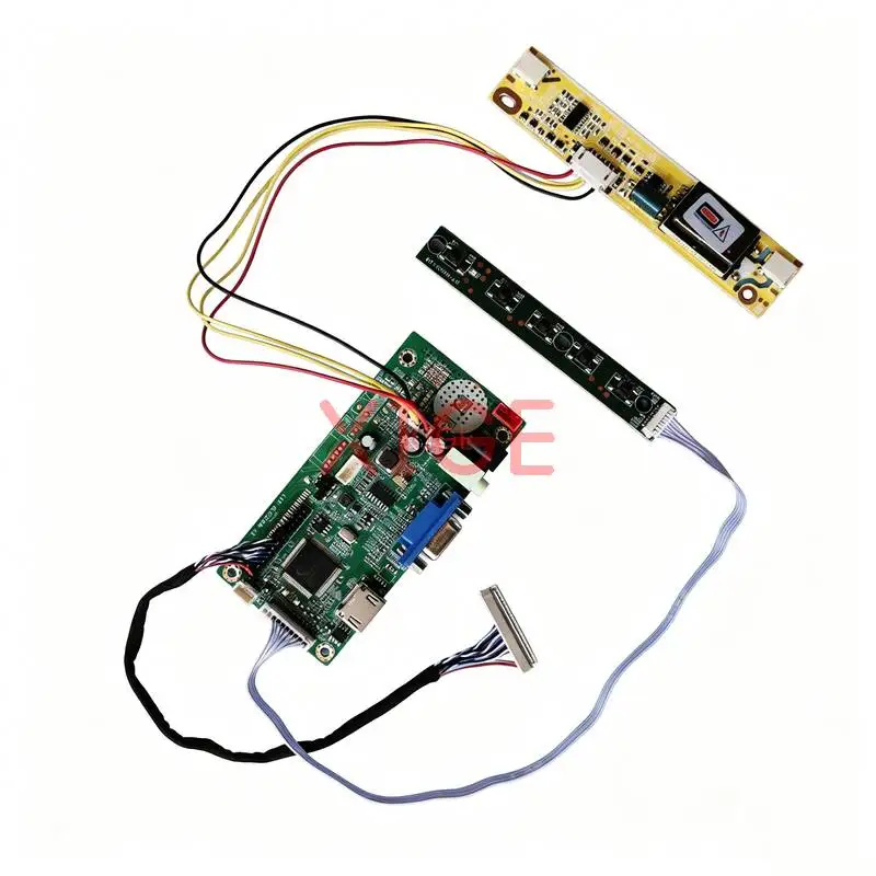 

For LM170E03 HT170E02 LTM170ET01 QD17EL07 Display Drive Controller Board Kit DIY VGA+HDMI 1280*1024 30 Pin LVDS 1280x1024 2-CCFL