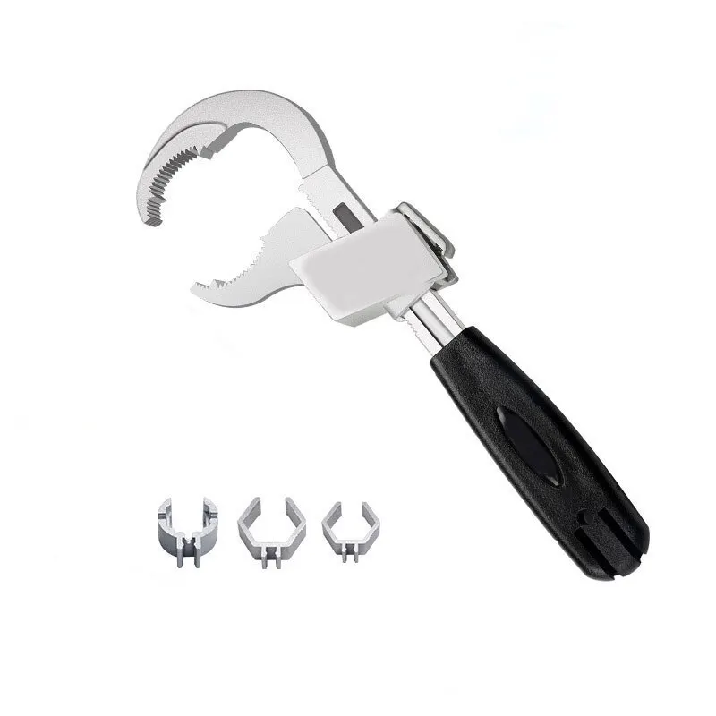 Wrench Large Opening Multifunction Faucet Bubbler Wrench Kitchen Bathroom Non Slip Removal Tool Spout Filter Loosener