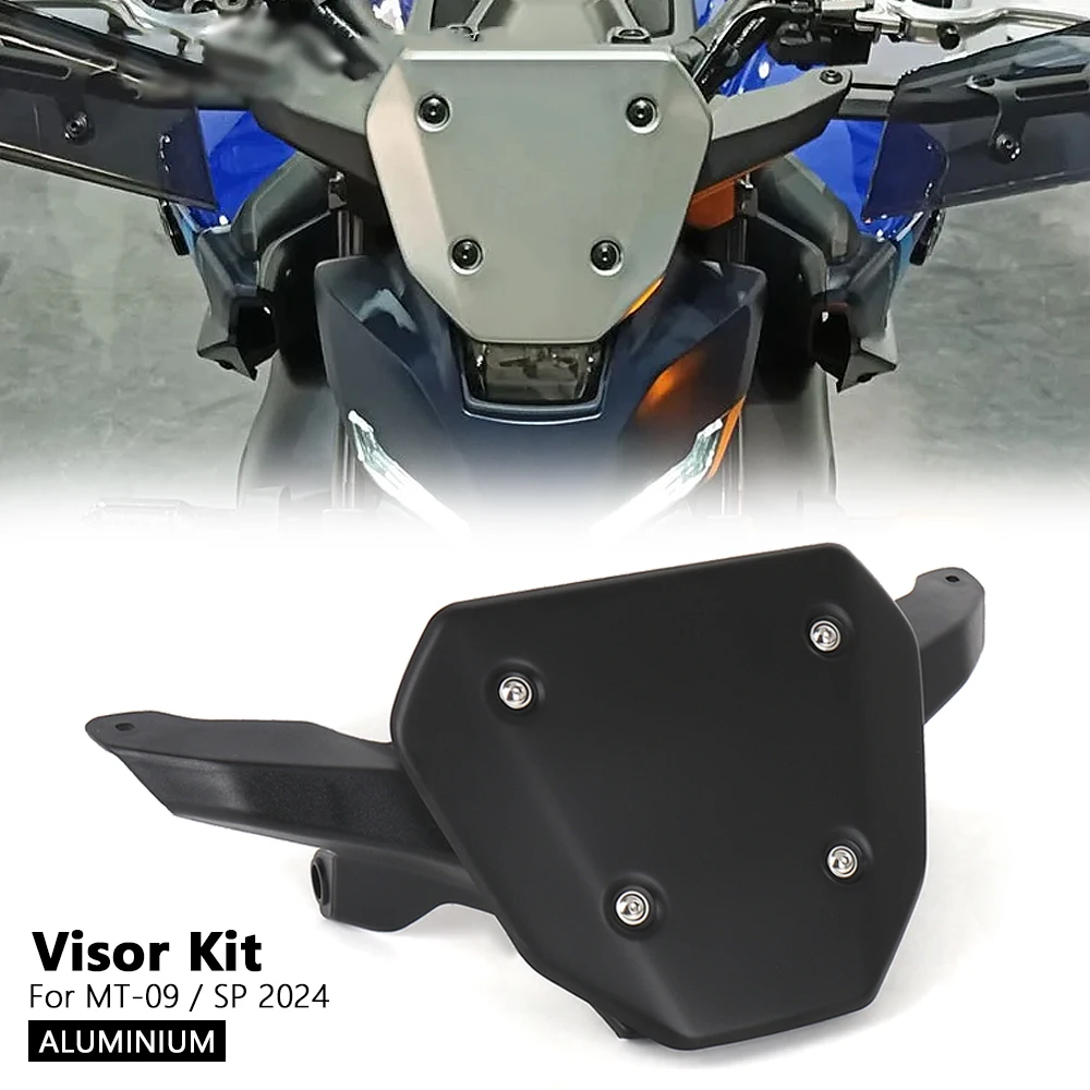 

New Motorcycle Front Windshield Wind Deflector Windscreen Accessories For Yamaha MT-09 MT 09 mt09 MT09 SP Visor Kit mt-09 2024