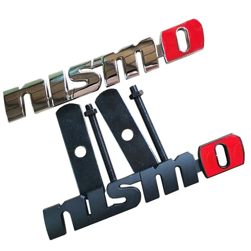 NISMO Auto Metal Car Stickers Front Grille Badge Emblem Car Styling For Nissan Tiida Teana Skyline Juke X-trail Almera Qashqai