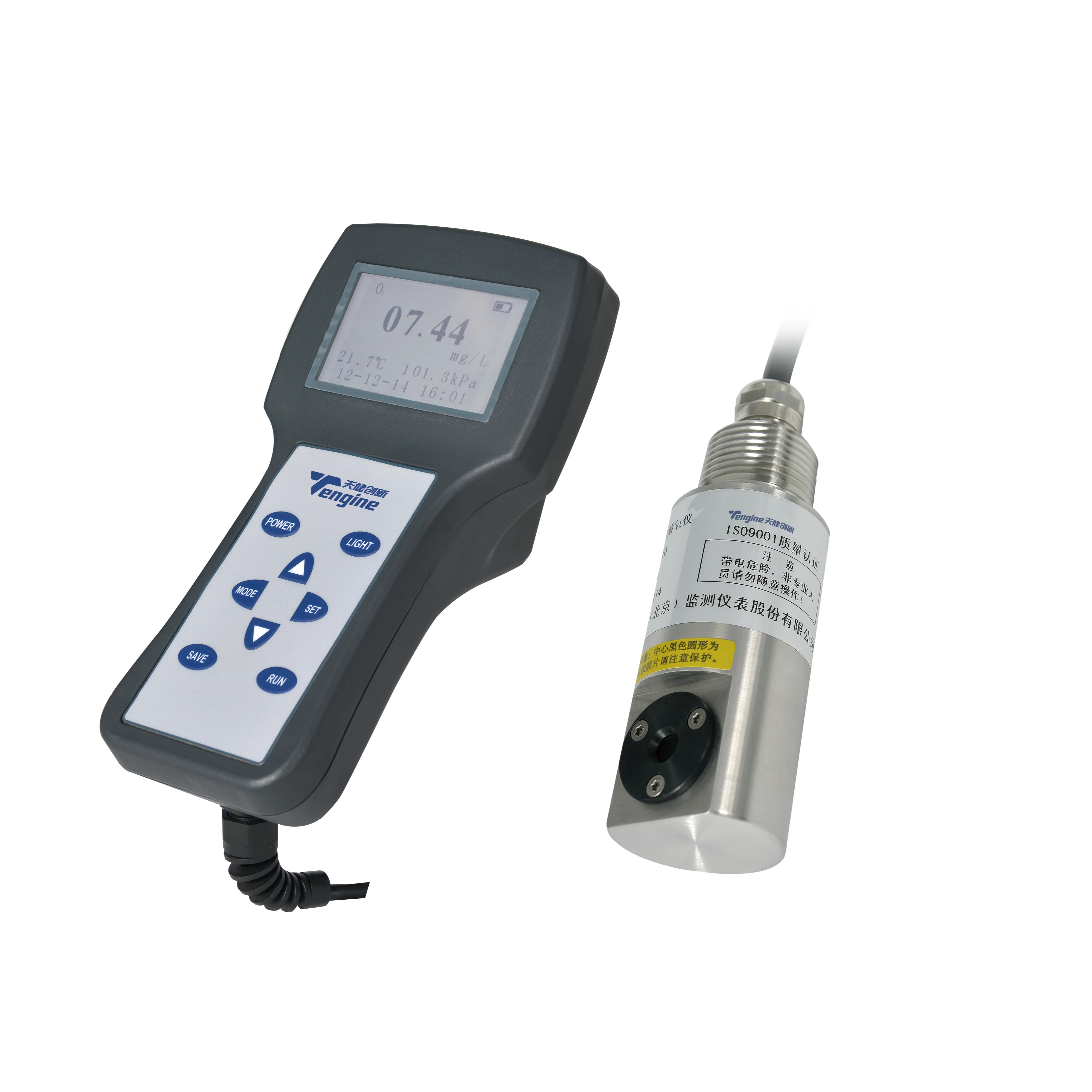 Portable Optical Water Smart Sensor Dissolved Oxygen Meter Transmitter Test Instruments