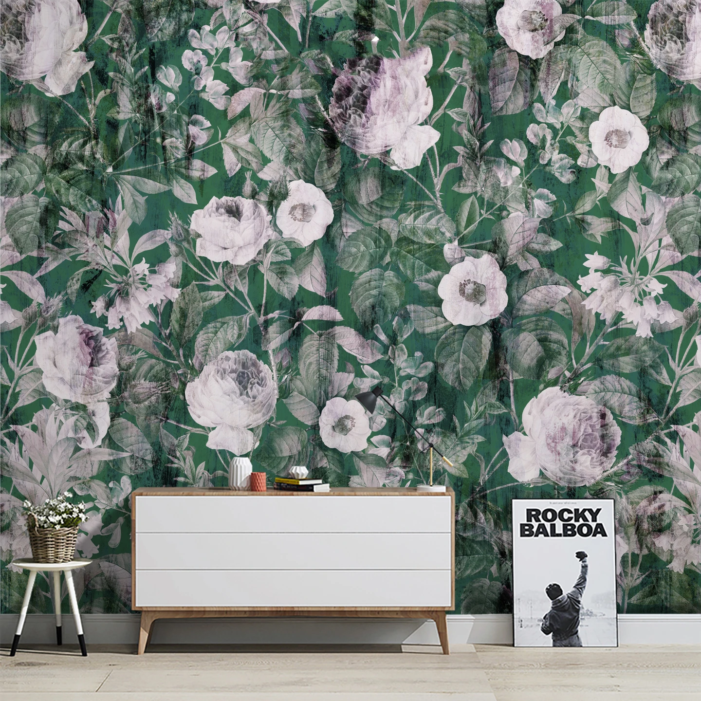 

Американский цветок Новая сельская местность 3D Ретро ТВ фон обои обои для спальни на заказ