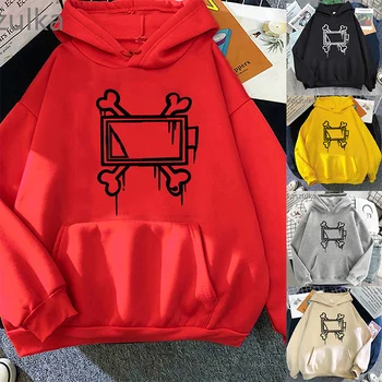 Sudadera con capucha Harajuku para hombre, sudaderas con estampado de DRONES MURDER, sudadera informal de manga larga para primavera y otoño, ropa de calle Y2k Unisex