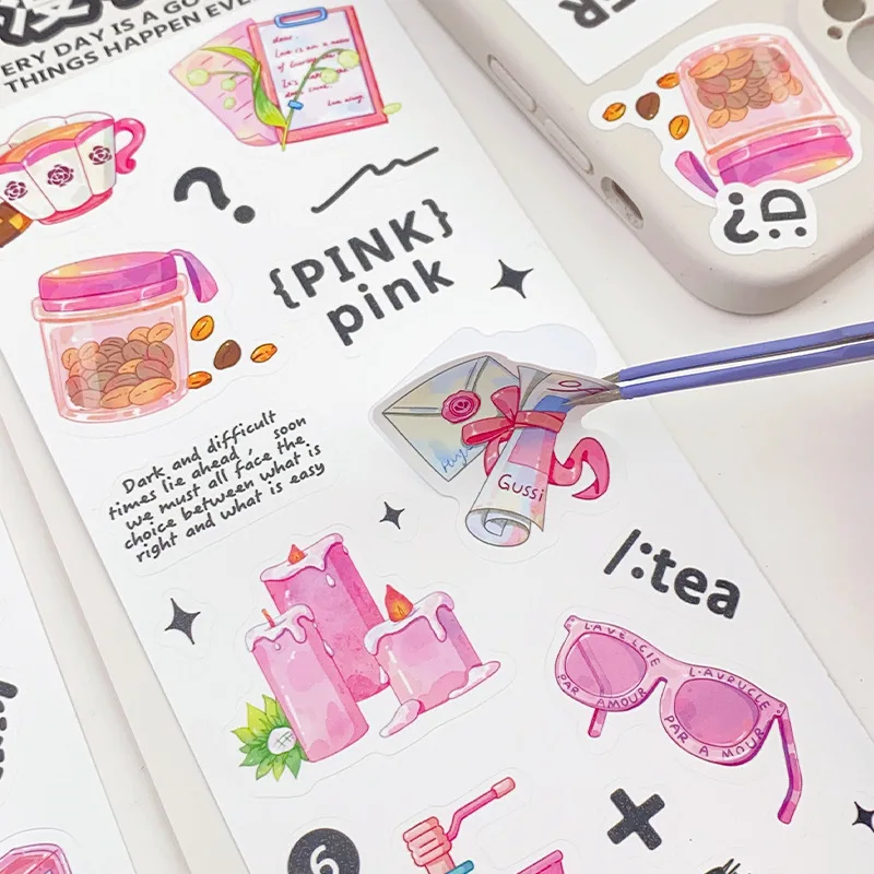 Наклейки для скрапбукинга, 2 листа