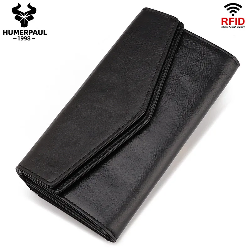 long-wallet-ladies-wallet-cowhide-leather-three-fold-wallet-can-carry-multiple-card-slots-large-capacity