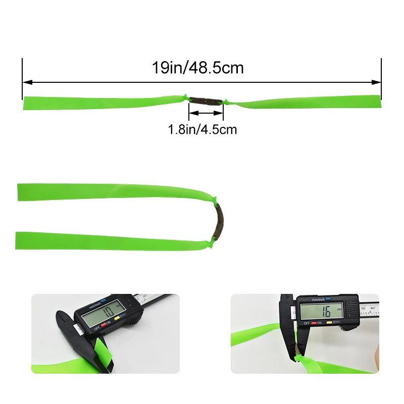 1.0mm Professional Shooting Rubber Band, Natural Rubber Rubber Band Accessory, Outdoor Hunting Slingshot Accessory