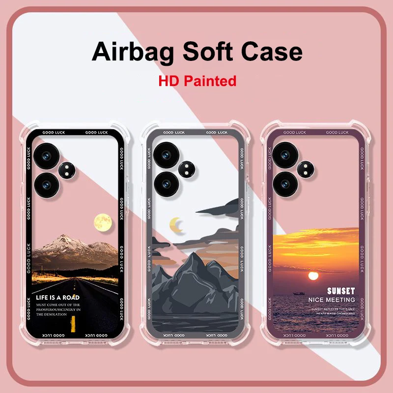 For OPPO Realme GT Neo 6 SE Phone Case GTNeo 6 SE Transparent Shell For Real me GT Neo 5 SE TPU Silicone Soft Back Cover GT5 Pro